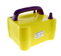Electric power balloon inflator with one push output