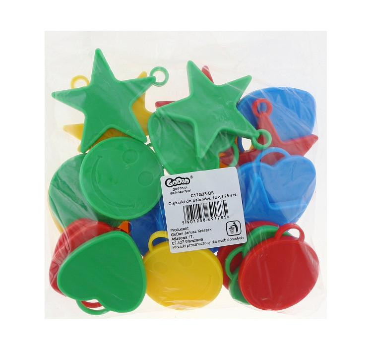 Balloon weights, 12 g / 25 pcs