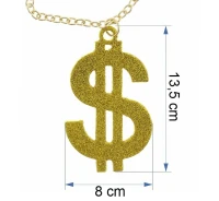 Jumbo dollar on the neck