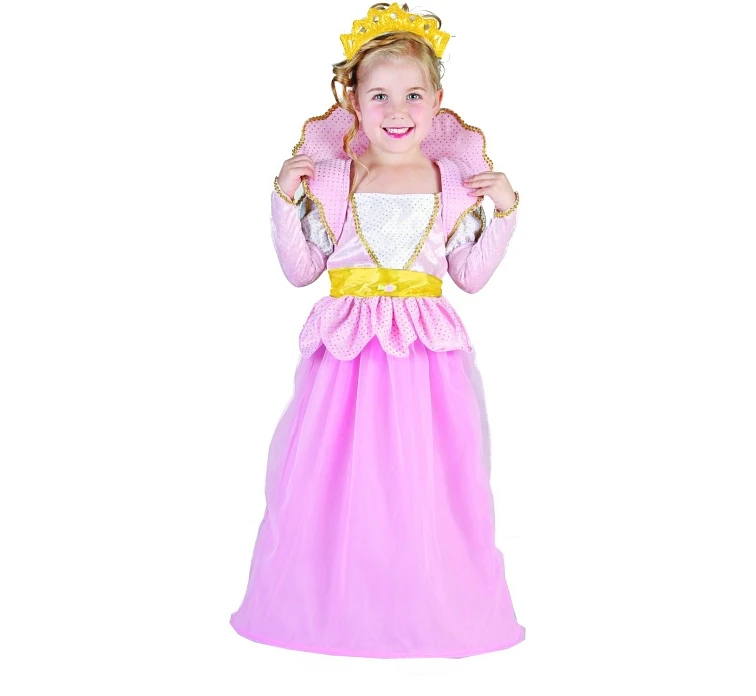 Role-play_GD set for children "Gold-Pink Princess" (dress, belt, headband), size 92/104