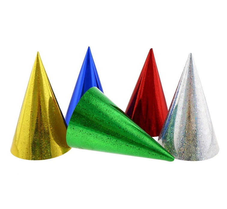 Set "5 holographic hats"