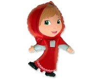 Foil balloon 24" FX - Girl in a hood KK,  unpacked (flat) EOL
