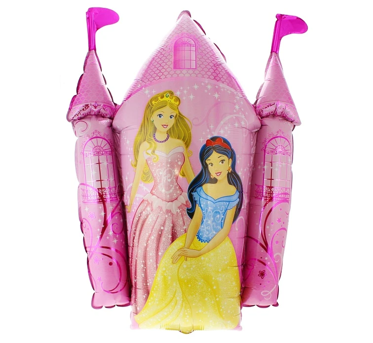 Foil balloon 14" FX - Princess Palace,  unpacked (flat)