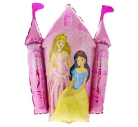 Foil balloon 14" FX - Princess Palace,  unpacked (flat)