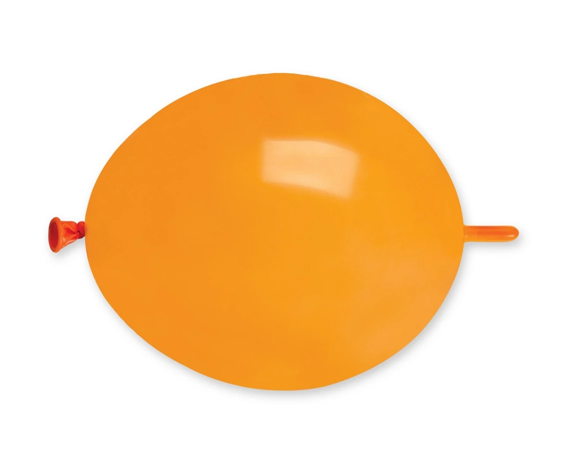 Balloons gemar 6", for garlands pastel orange, 100pcs EOL