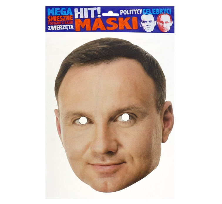 Paper mask "Andrzej Duda"