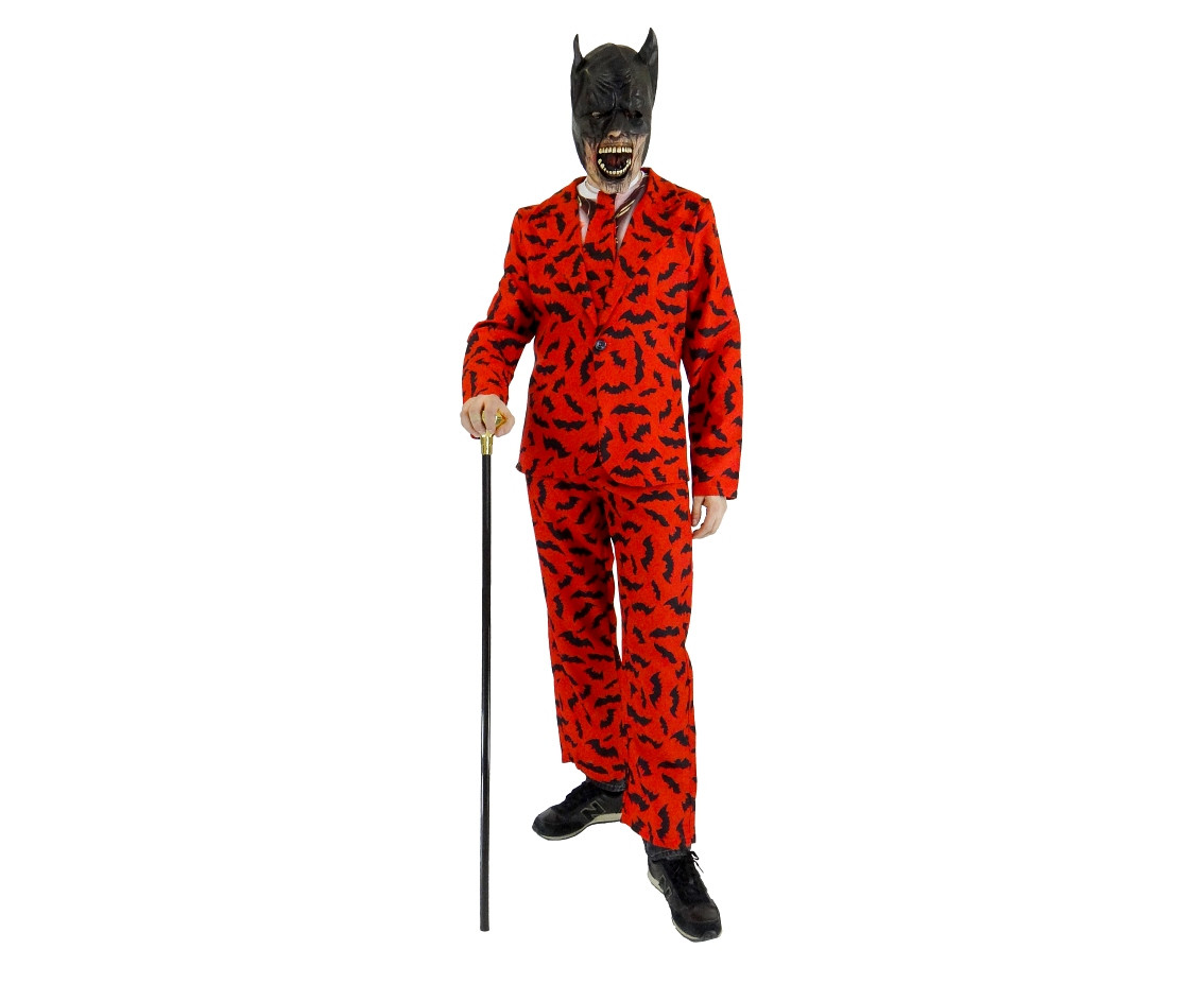 Outfit for adults "Bat suit" (jacket, pants, tie), size 52 EOL