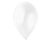 Balloons Gemar 10", pastel transparent, 100pcs