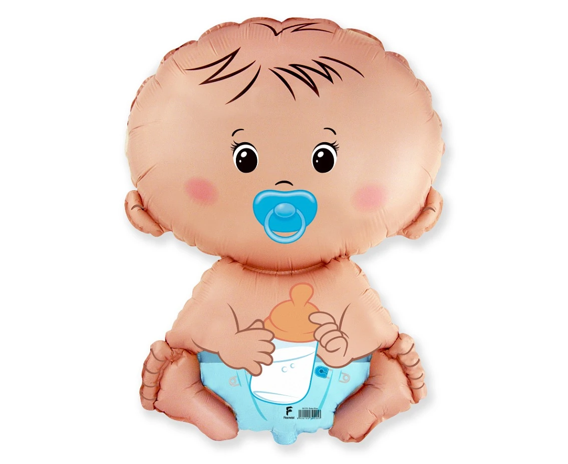 Foil balloon 24" FX - Baby Boy,  unpacked (flat)