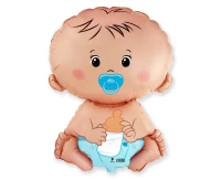 Foil balloon 24" FX - Baby Boy,  unpacked (flat)