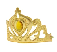 Tiara "Snow Queen", gold, soft with an elastic band EOL