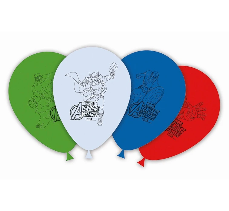 Balloon set Avengers Multi Heroes, 8 pcs. EOL