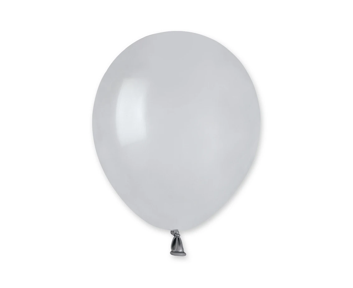 Balloons Gemar 5", pastel gray, 100pcs