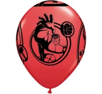 Balloons Anagram 12", QL "Avengers", pastel red, 6 pcs EOL