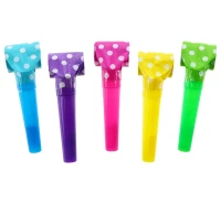 Set party blowouts, dots, 5 pcs