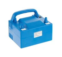 Electric power balloon inflator with two push outlets