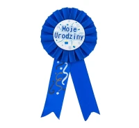 My Birthday badge, blue