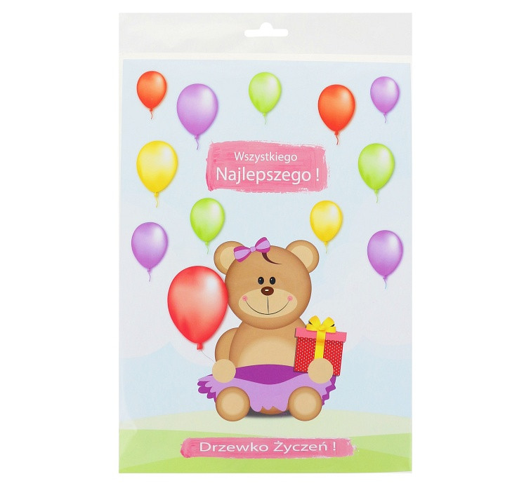 Wish Tree "My 1 Birthday" pink