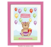 Wish Tree "My 1 Birthday" pink