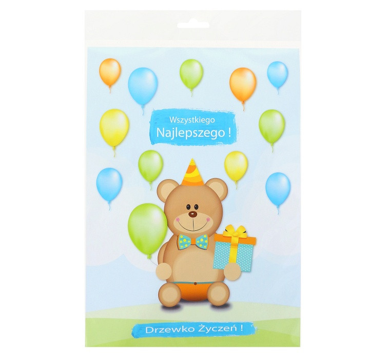 Wish Tree "My 1 Birthday" blue