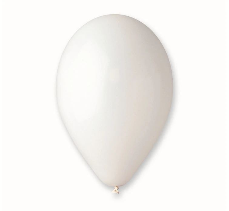 Balloons Gemar 10", pastel premium pastel white, 10pcs