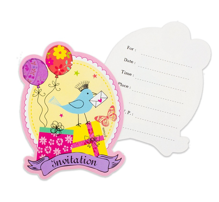 Invitations "Sweet moments", 6 invitations + 6 envelopes EOL