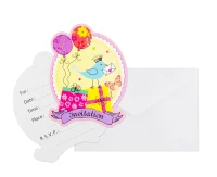 Invitations "Sweet moments", 6 invitations + 6 envelopes EOL