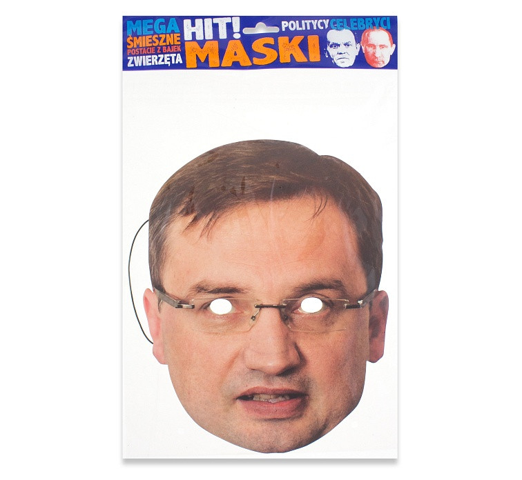 Paper mask Zbigniew Ziobro