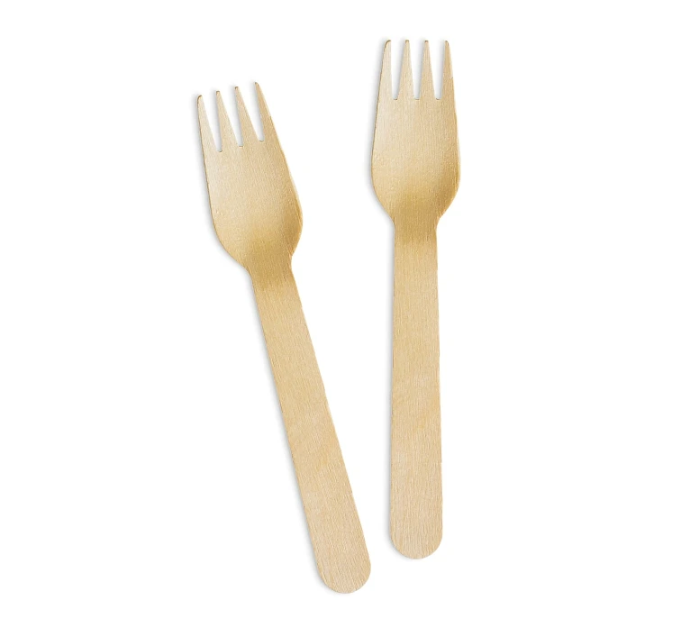 Eco-friendly collection "Wooden forks", 100 pcs