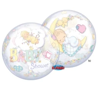 Foil balloon 22" QL Bubble Polight "Precious Moments" EOL