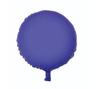 Foil balloon "Round" , purple, 18" EOL