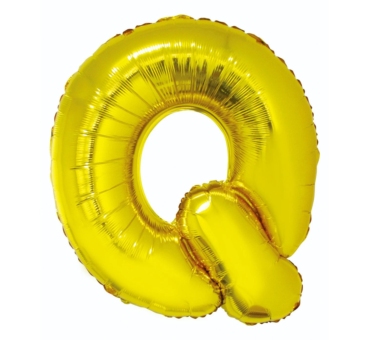 Foil balloon "Letter Q" , gold, 85 cm EOL