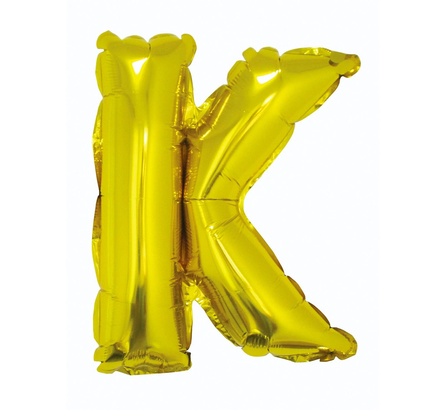 Foil balloon "Letter K" , gold, 35 cm EOL