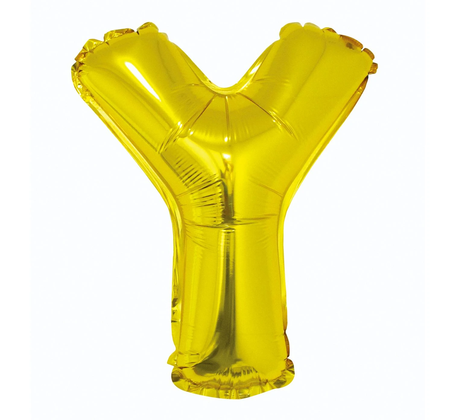 Foil balloon "Letter Y" , gold, 35 cm EOL