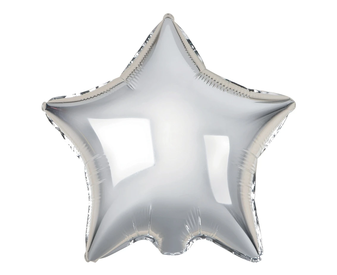 Foil balloon "Star" , silver, 18"