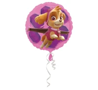 Balloon folic 18 inches CiR - "Paw Patrol Pink Skye & Everest " EOL