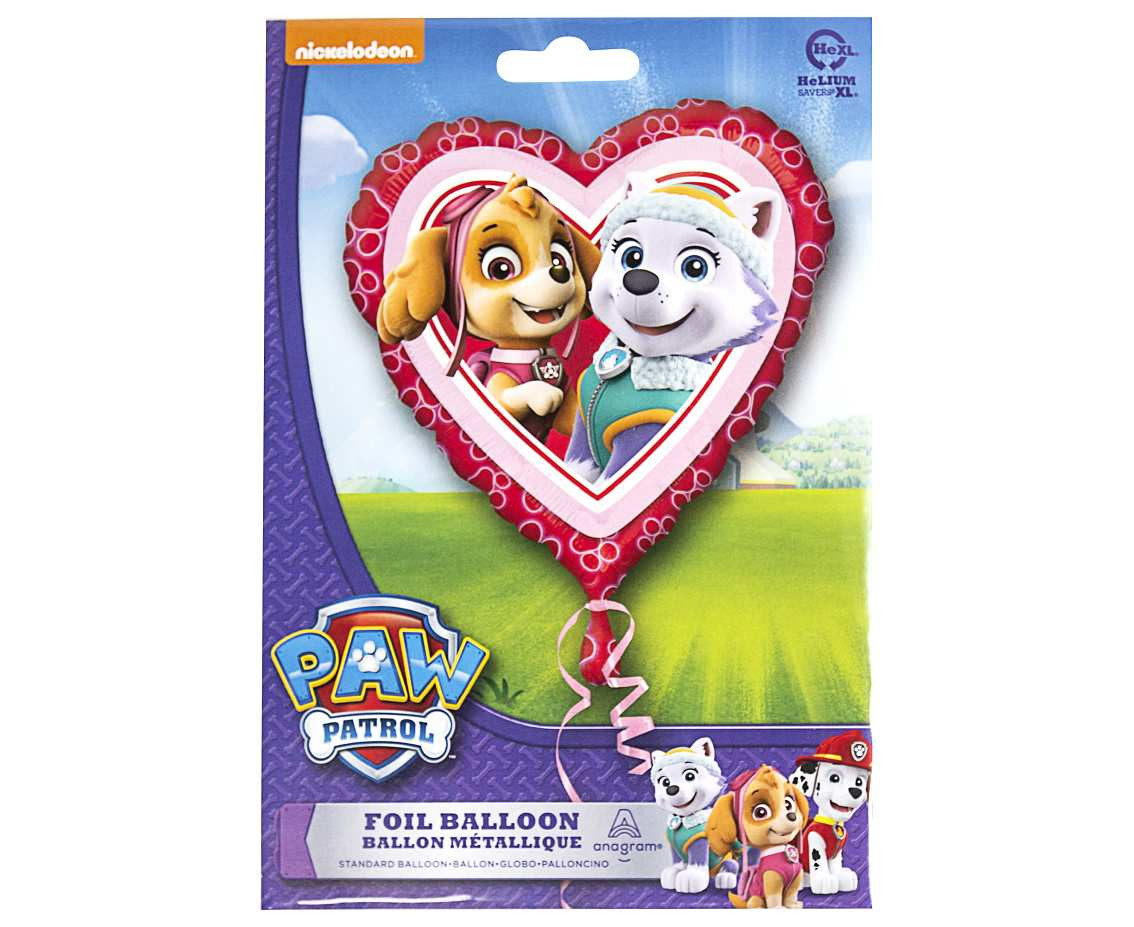 18" foil balloon HRT - "Paw Patrol Love - Girl" EOL