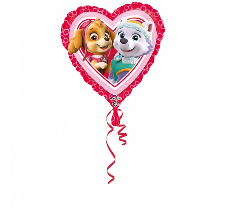 18" foil balloon HRT - "Paw Patrol Love - Girl" EOL