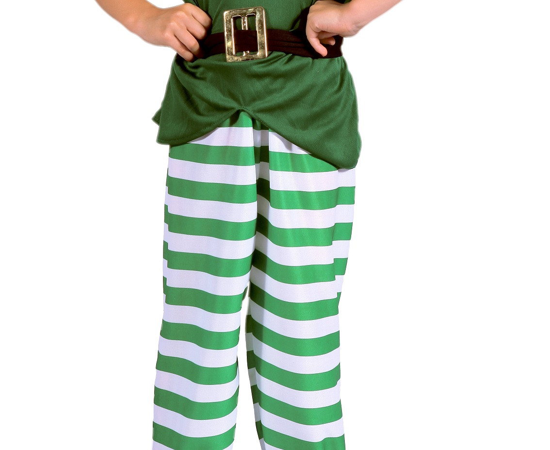 Little Elf role-play set for kids (shirt, pants, belt, hat), size 92/104 cm