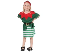 Little Elf Girl role-play set for kids (shirt, skirt, belt, hat), size 92/104 cm