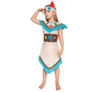 Indian role-play set for kids (dress, belt, headband), size 110/120 cm
