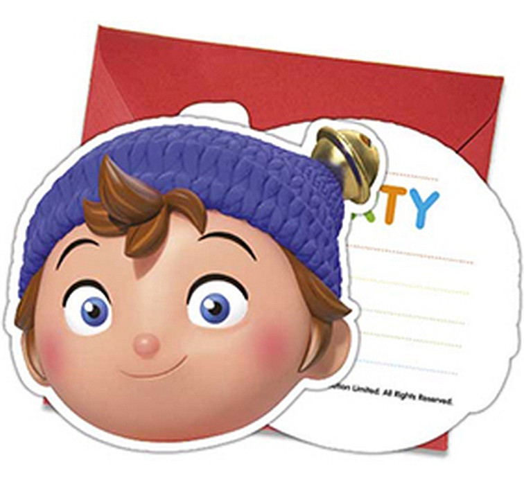 Invitations with an envelope "Noddy In Toyland" 6 pcs EOL