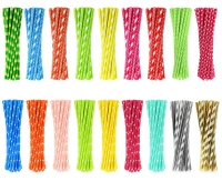 Paper_GD drinking straws, 6x197mm / 24 pcs.