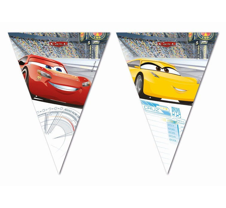 Banner Cars 3", triangle flags EOL