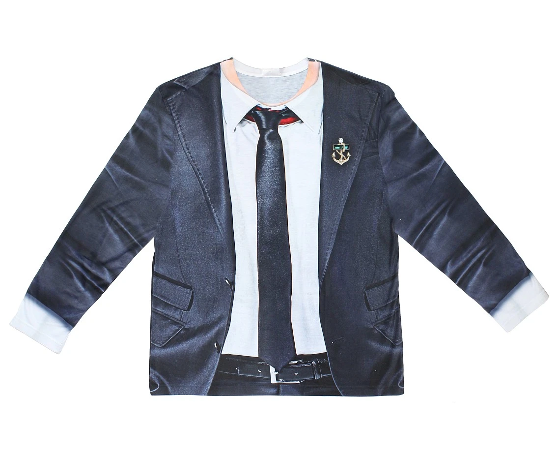 T-shirt z nadrukiem W garniturze, rozm. L