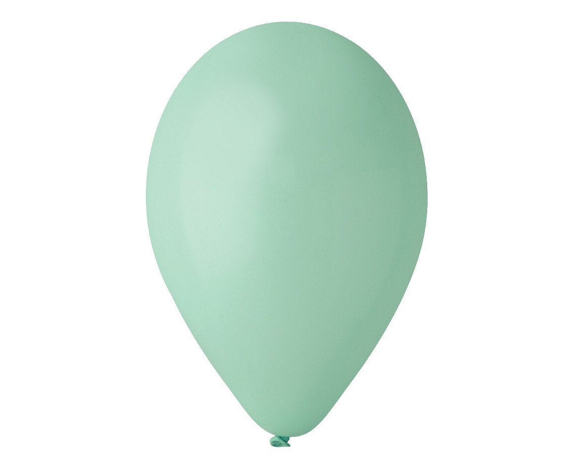 Balloons Gemar 12", pastel turquoise-green macaron, 100pcs