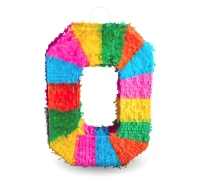 Pinata digit "0", size 50x35x7.5 cm (EC) EOL