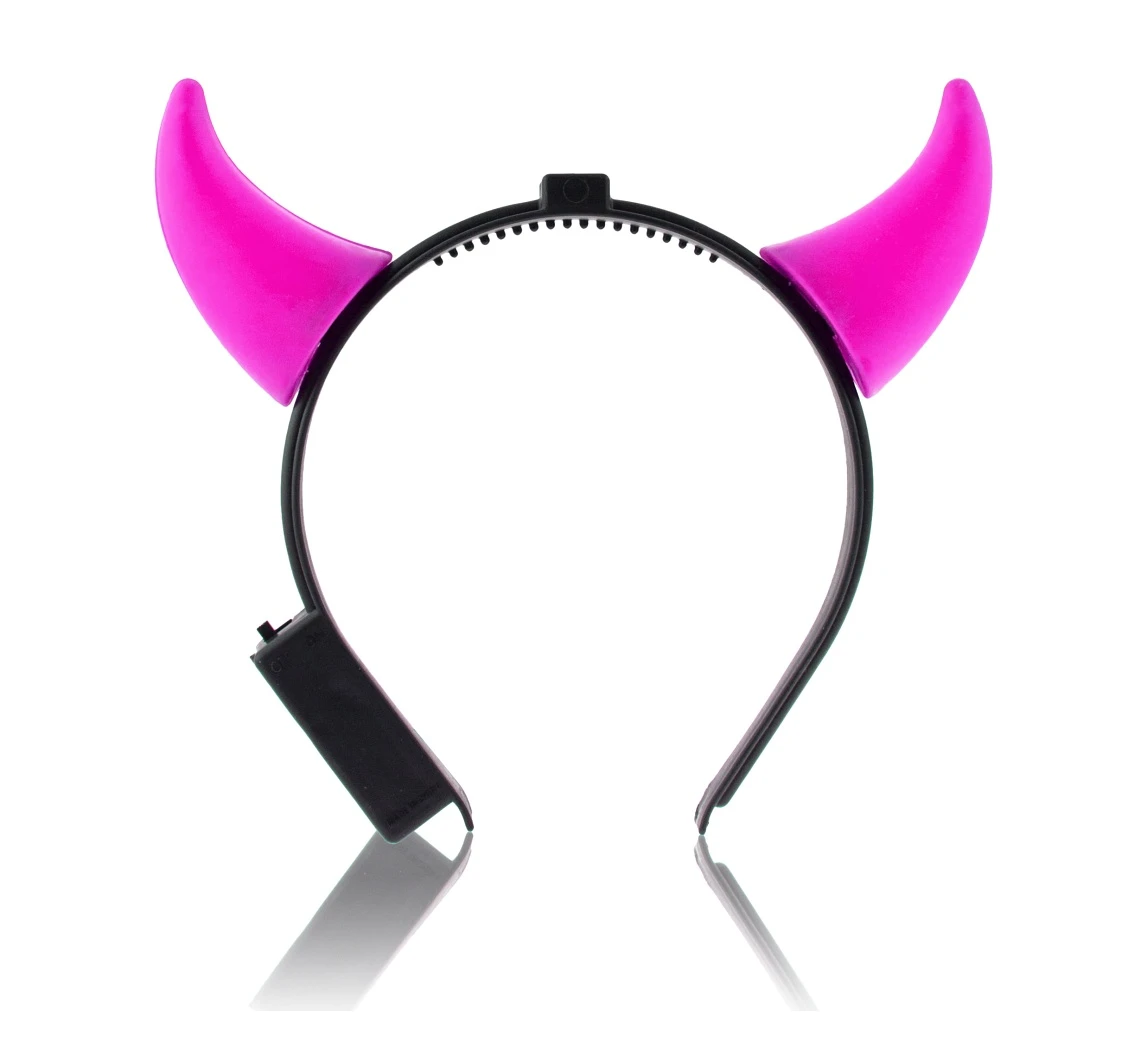 Flash 'Horn" headband, pink
