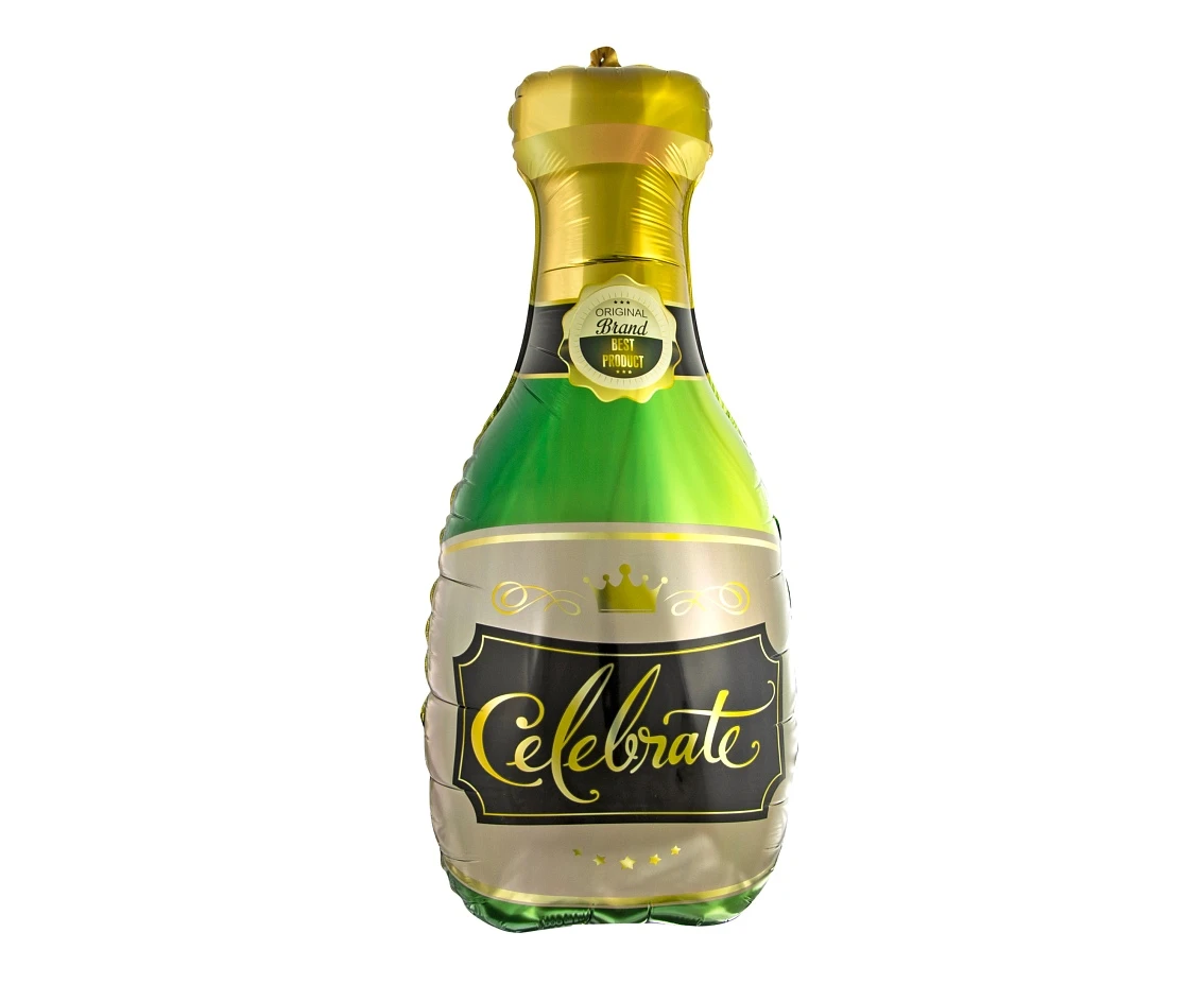 Foil balloon "Champagne bottle" , 73x31 cm