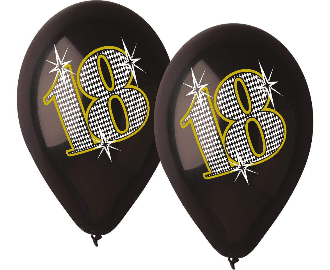 Balloons Gemar 12", pastel premium "18", pastel black, 5pcs